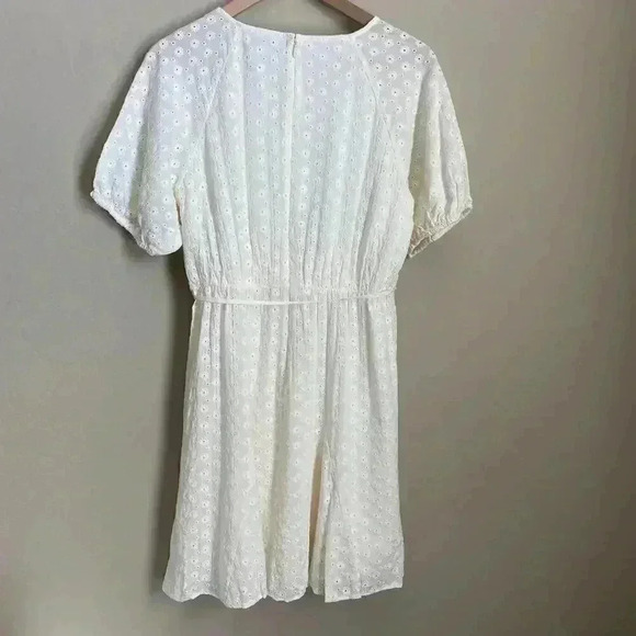 Madewell Eyelet Tassel-Tie Mini Dress Size 10 - Picture 11 of 14